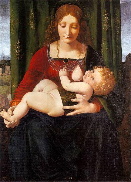 Giovanni Antonio Boltraffio Virgin and Child oil painting picture